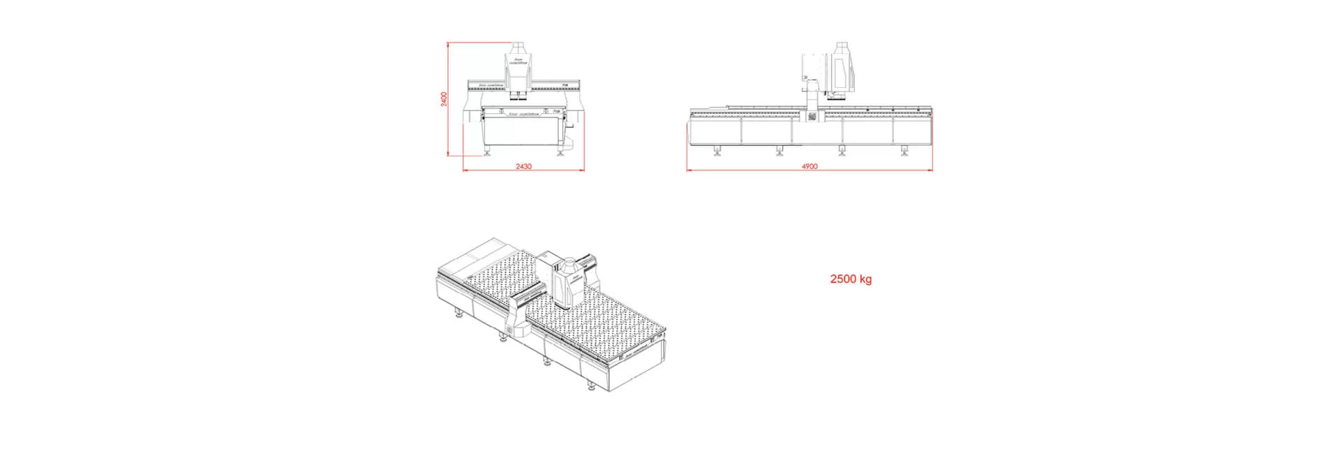 INO XQ 1640 CNC-Plattenbearbeitungszentrum